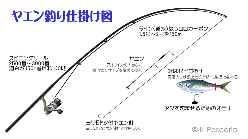 ヤエンのませアジバケツ枠 - その他