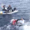 ミニボート釣り人救助